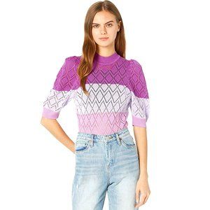 BCBGeneration Striped Sweater Top